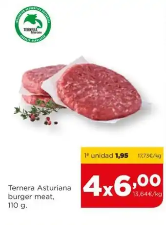 Alimerka Ternera Asturiana burger meat, 110 g. oferta