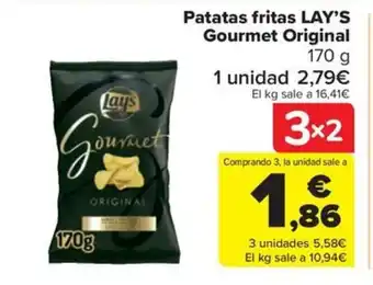 Carrefour Market Patatas fritas LAY'S Gourmet Original oferta