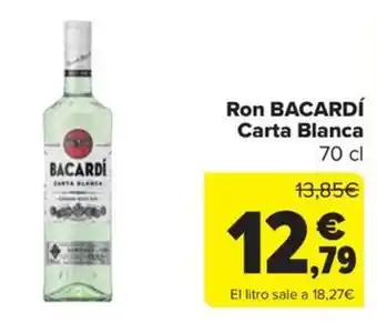 Carrefour Market Ron BACARDÍ Carta Blanca oferta