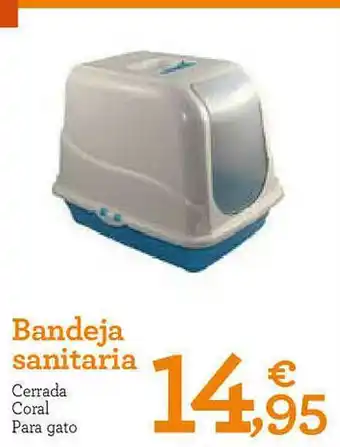 TiendAnimal Bandeja sanitaria Cerrada Coral Para Gato oferta