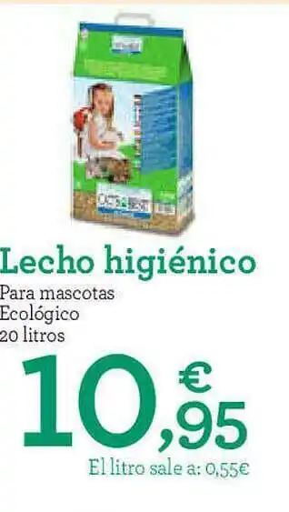 TiendAnimal Lecho Higiénico Para Mascotas Ecológico 20 litros oferta