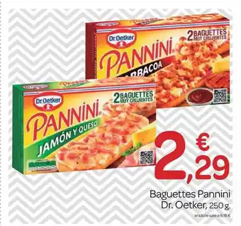 Supermercados El Jamón Dr. Oetker Baguettes Pannini, 250g oferta