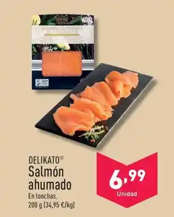 ALDI DELIKATOⓇ Salmón ahumado oferta