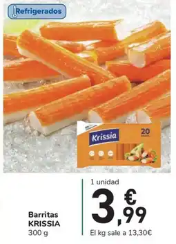 Carrefour Express Barritas KRISSIA 300 g oferta