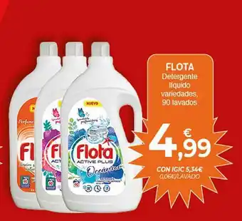 CashDiplo Flota Detergente Líquido variedades, 90 lavados oferta