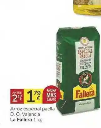 Consum La Fallera Arroz Especial Paella D.o. Valencia 1 kg oferta