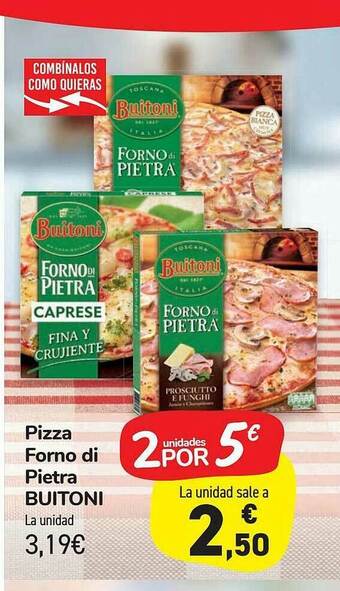 Carrefour Market Pizza Forno Di Pietra Buitoni oferta