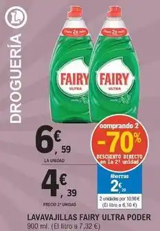 E.Leclerc Fairy - lavavajillas ultra poder oferta