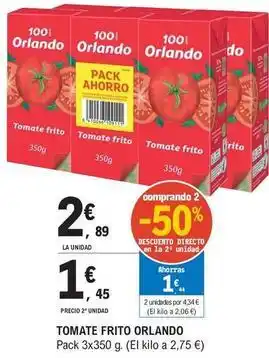 E.Leclerc Orlando - tomate frito oferta