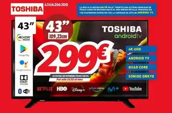 Mi electro Tv led toshiba oferta