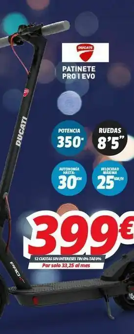 Mi electro Patinete eléctrico ducati oferta