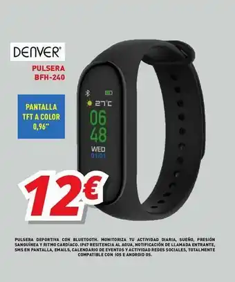 Mi electro Pulsera de actividad denver oferta