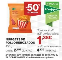 Supercor NUGGETS DE POLLO REBOZADOS oferta