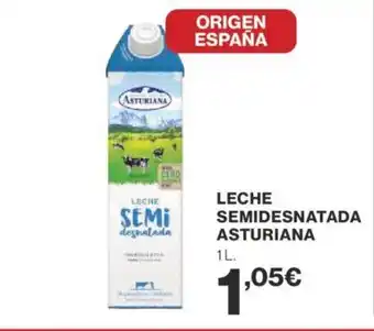 Supercor LECHE SEMIDESNATADA ASTURIANA oferta