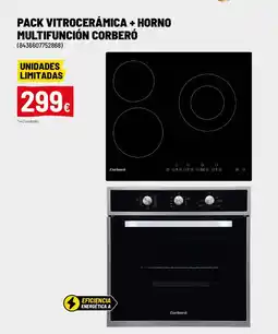 Brico Depôt PACK VITROCERÁMICA + HORNO MULTIFUNCIÓN CORBERÓ oferta