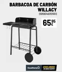 Brico Depôt BARBACOA DE CARBÓN WILLACY oferta