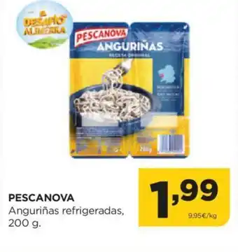 Alimerka PESCANOVA Anguriñas refrigeradas, oferta