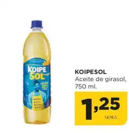 Alimerka KOIPESOL Aceite de girasol, 750 ml. oferta