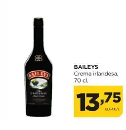 Alimerka BAILEYS Crema irlandesa, 70 cl. oferta