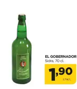 Alimerka EL GOBERNADOR Sidra, 70 cl. oferta