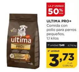 Alimerka ULTIMA PRO+ Comida con pollo para perros pequeños, 1,1 kilos oferta