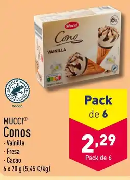 ALDI MUCCIⓇ Conos oferta