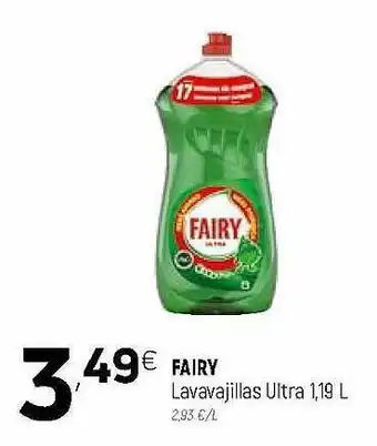 Coviran Fairy Lavavajillas Ultra 1,19 L oferta