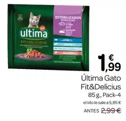 Última Gato Fit&Delicius 85 g., Pack-4