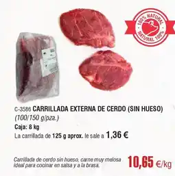 Abordo CARRILLADA EXTERNA DE CERDO (SIN HUESO) oferta