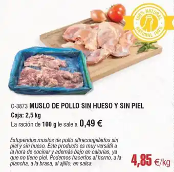 Abordo MUSLO DE POLLO SIN HUESO Y SIN PIEL oferta