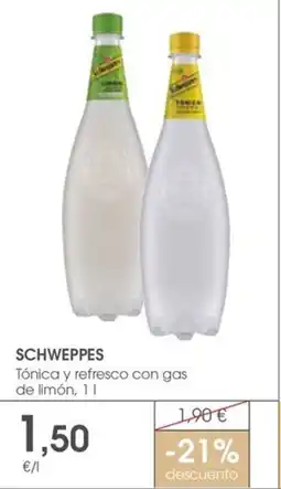 Supermercados Plaza SCHWEPPES oferta