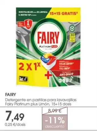 Supermercados Plaza FAIRY oferta