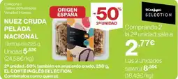 Hipercor NUEZ CRUDA PELADA NACIONAL oferta