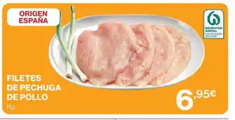 Hipercor FILETES DE PECHUGA DE POLLO oferta