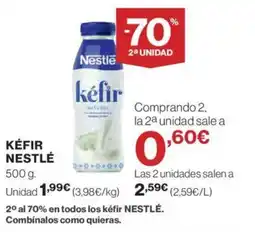 Hipercor KÉFIR NESTLÉ oferta