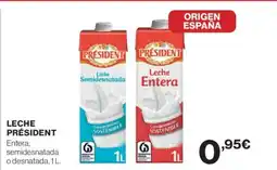 Hipercor LECHE PRÉSIDENT oferta