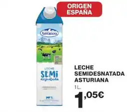Hipercor LECHE SEMIDESNATADA ASTURIANA oferta
