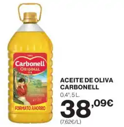 Hipercor ACEITE DE OLIVA CARBONELL oferta