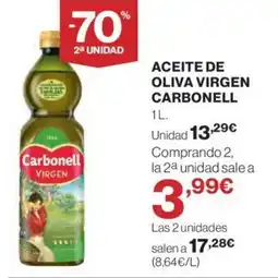 Hipercor ACEITE DE OLIVA VIRGEN CARBONELL oferta