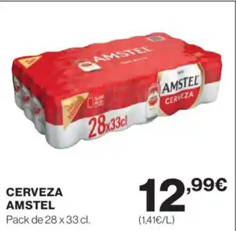 Hipercor CERVEZA AMSTEL oferta
