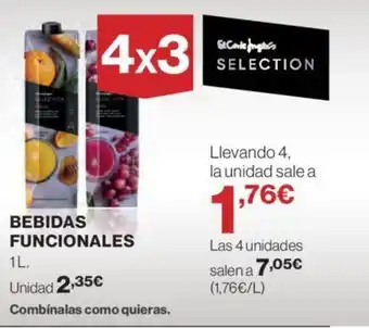 Hipercor BEBIDAS FUNCIONALES oferta