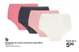 Zeeman Braguitas de cintura alta para mujer Maxi oferta