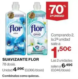 Hipercor SUAVIZANTE FLOR oferta