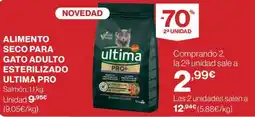 Hipercor ALIMENTO SECO PARA GATO ADULTO ESTERILIZADO ULTIMA PRO oferta