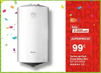 Leroy Merlin Termo vertical Eluxe Netsu 80 L oferta