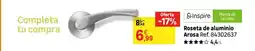 Leroy Merlin Roseta de aluminio Arosa Ref. 84302637 oferta