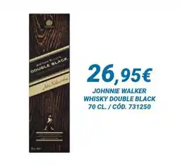 Dialsur Cash & Carry JOHNNIE WALKERWHISKY DOUBLE BLACK 70 CL. / CÓD. 731250 oferta