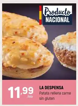 Coviran LA DESPENSA Patata rellena carne sin gluten oferta