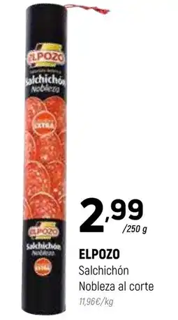 Coviran ELPOZO Salchichón Nobleza al corte oferta