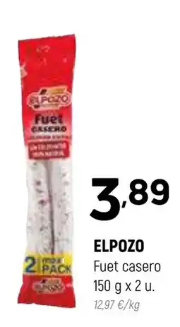 Coviran ELPOZO Fuet casero oferta